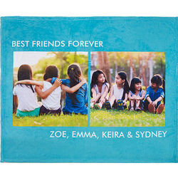 Picture Perfect Personalized 2 Photo Fleece Blanket