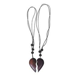 My Heart is Yours Wood Pendant Necklaces