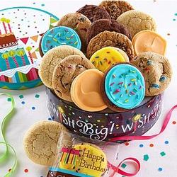 Musical Birthday and Cookies Gift Tin