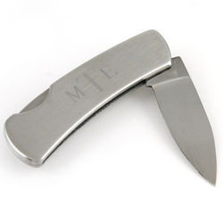 Personalized Stainless Steel Folding Knife
