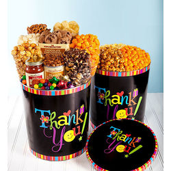 Thank You Wishes 3-Flavor Popcorn Tin