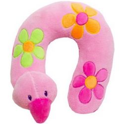 Infant's Pink Flamingo Neck Pillow
