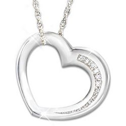 My Granddaughter, Have I Told You Lately Silver Diamond Pendant