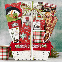 Christmas Tea and Coffee Gift Basket