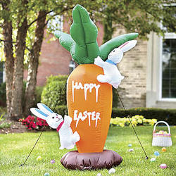 Carrot and Bunnies Inflatable