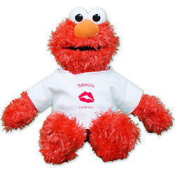 Personalized Romantic Plush Elmo Doll