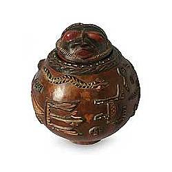 Dogon Gift Calabash Gourd Box