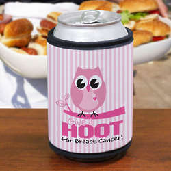 Give a Hoot Can Wrap Koozie