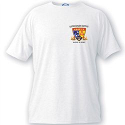 Personalized Bachelor Party Survivor Badge of Merit T-Shirt