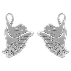 Sterling Silver On Doves' Wings Earrings