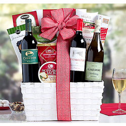 California Winery Holiday Trio Gift Basket