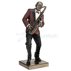 Saxophone Player Cold Cast Statue Figurine