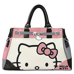 Hello Kitty Face of Fashion Handbag with Custom Charm