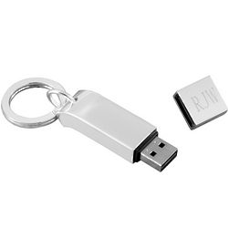 Personalized 2GB USB Flash Drive Keychain
