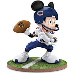 Disney Mickey Mouse Chicago Bears Quarterback Hero Figurine