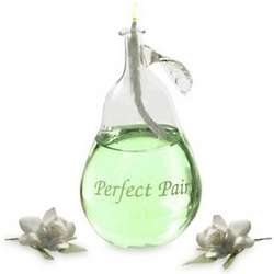 Perfect Pear Glass Oil Lamp