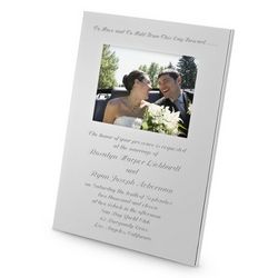 High Opening 5x7 Silver Picture Frame