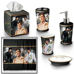 The Elvis Presley Bath Ensemble Accessories Set