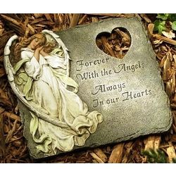 Forever with the Angels Memorial Garden Stone