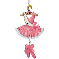 Personalized Ballet Tutu 2-Sided Christmas Ornament