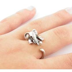 I Never Forget Elephant Wrap Ring