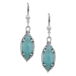 Amazonite Marquise Faceted Earrings