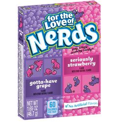 2 Strawberry Grape Nerds Candy Boxes