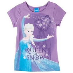Girl's Frozen Queen of Snow Elsa Shirt