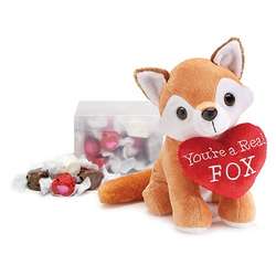 You're a Real Fox Valentine Plush and Salt Water Taffy Gift Set