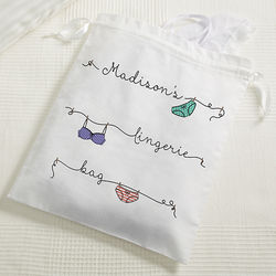 For Your Eyes Only Personalized Lingerie Bag