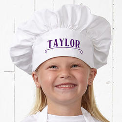 Kid's Personalized Chef In Training Hat