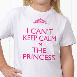 Keep Calm Personalized Youth T-Shirt