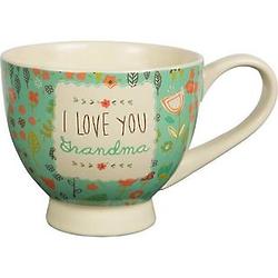 I Love You Grandma Colorful Big Tea Cup