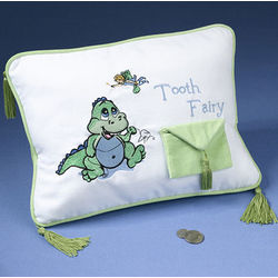 Dinosaur Tooth Fairy Pillow