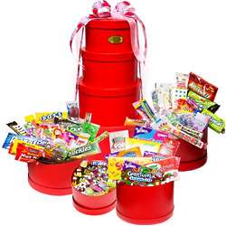 Red Mega Valentine Nostalgic Candy Gift Tower