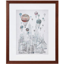 Voyages Over New York Art Print