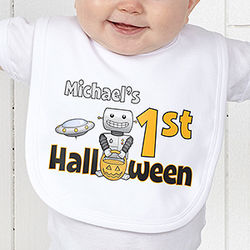 Personalized My First Halloween Baby Bib