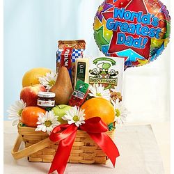 Fruit and Gourmet Basket for Dad