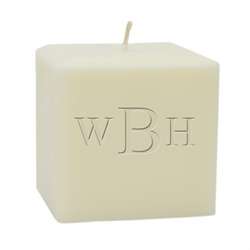 Monogrammed Soy Candle