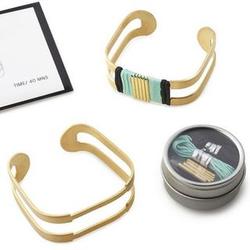 DIY Bauhaus Brass Cuff Bracelet Kit