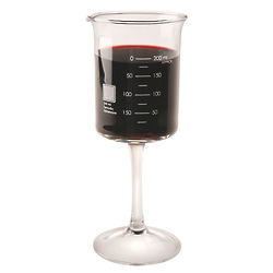 4 Periodic Beaker Wineglasses