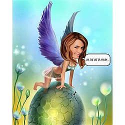 The Life of A Fairy Caricature from Photos