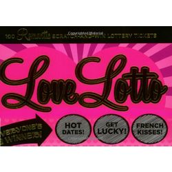 Love Lotto 100 Romantic Scratch-and-Win Lottery Tickets