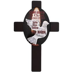 Personalized Dove Confirmation Cross