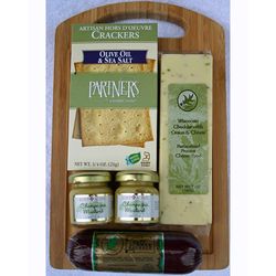 Northwoods Cheese and Sausage Cutting Board Gift Set