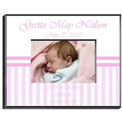 Personalized Pink Baby's Photo Frame