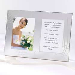 Belle Boulevard Double Wedding Invitation and Photo Frame