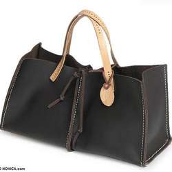 Dark Brown Sophistication Leather Handbag