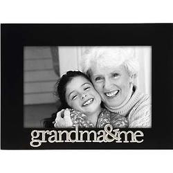 Grandma & Me 4x6 Black Photo Frame