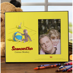 Personalized Curious George Picture Frame